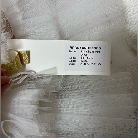 Bronx and Banco NEW Anna Strapless Pleated Tulle Mini Dress - Picture 13 of 14